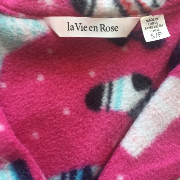 LA VIE EN ROSE Pink Pyjama 2 Piece Set - Picture 4 of 5